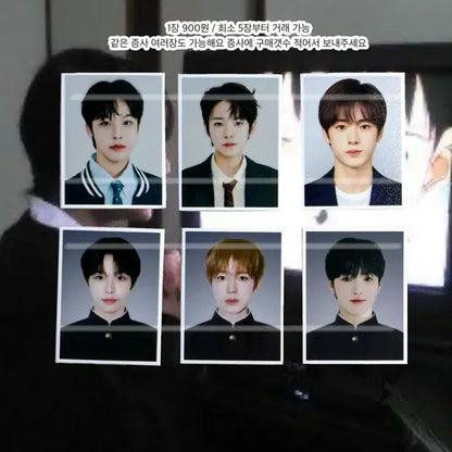 엔시티위시 엔시티 위시 리쿠 유우시 사쿠야 시온 증명사진 네컷 스티커
