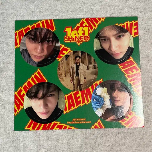 샤이니 태민 1 of 1 포카(딱지)