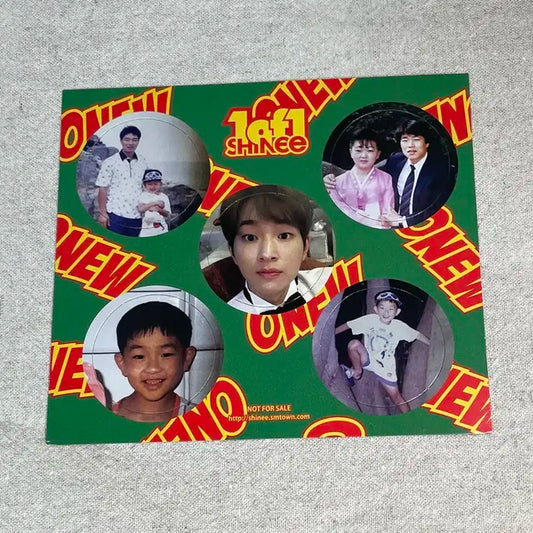 샤이니 온유 1 of 1 포카(딱지)