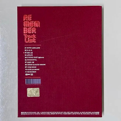 빅뱅 정규 2집 REMEMBER 초판