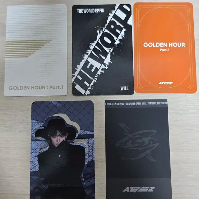 에이티즈 민기 포카 5장 일괄