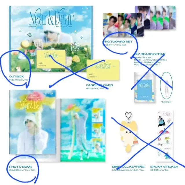 샤이니 태민 탬메이트 1기 키트 일부