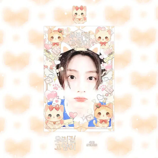 보이즈플래닛2 이상원 비공굿 우리집 고양이 스티커 판매