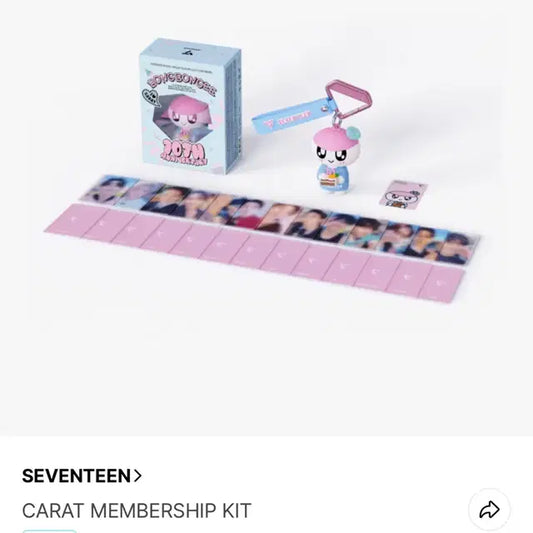 세븐틴 리뉴얼 멤버쉽키트 분철
