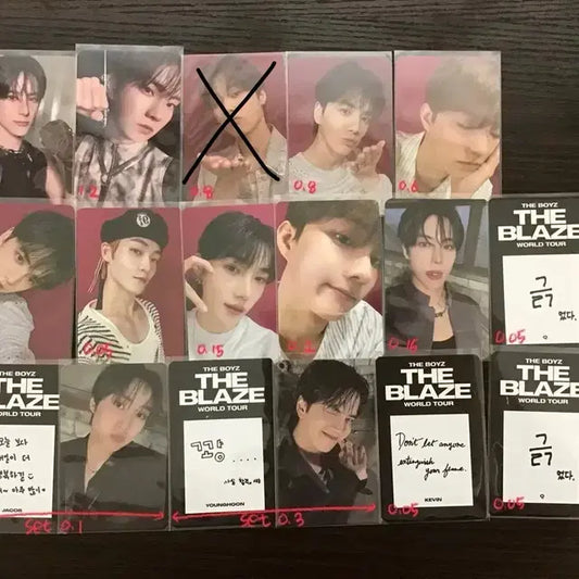 더보이즈 콘서트 더블레이즈 포카
