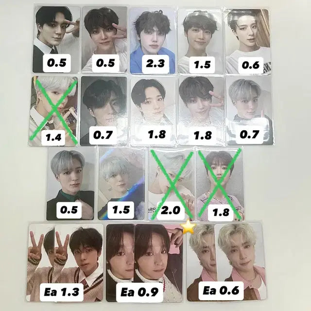 엔시티 드림 127 위시 포카 양도 문라이트 앨포 제노 재민 유우시 리쿠