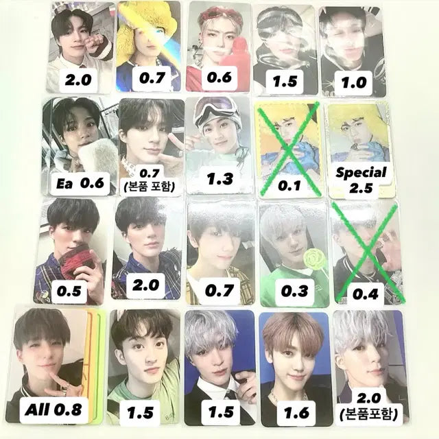 엔시티 드림 127 위시 포카 양도 문라이트 앨포 제노 재민 유우시 리쿠