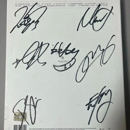 비투비 1집 complete 친필싸인