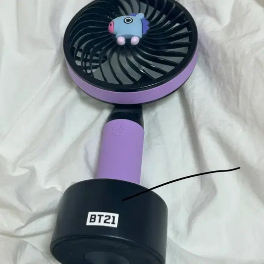 BT21 망 휴대용 선풍기