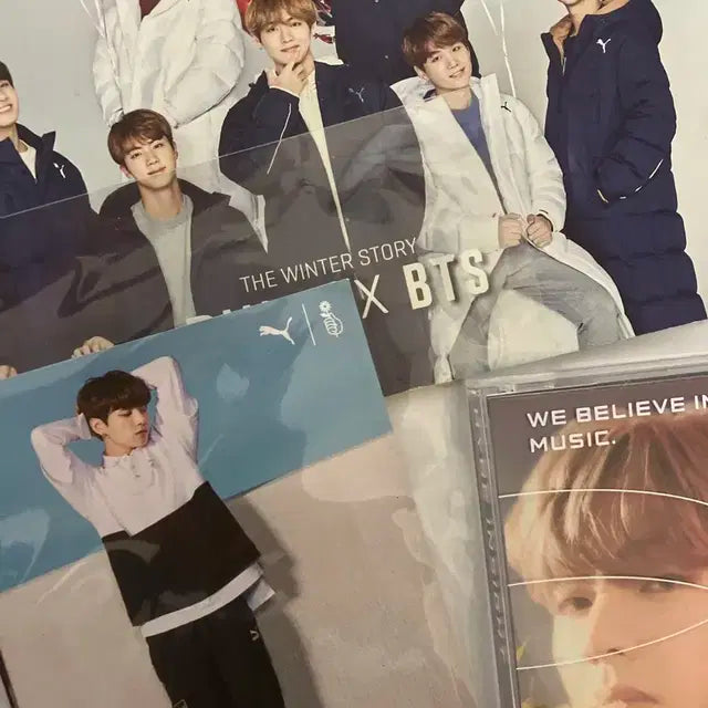 (택미포) 방탄 하이브인사이트+퓨마윈터+엽서