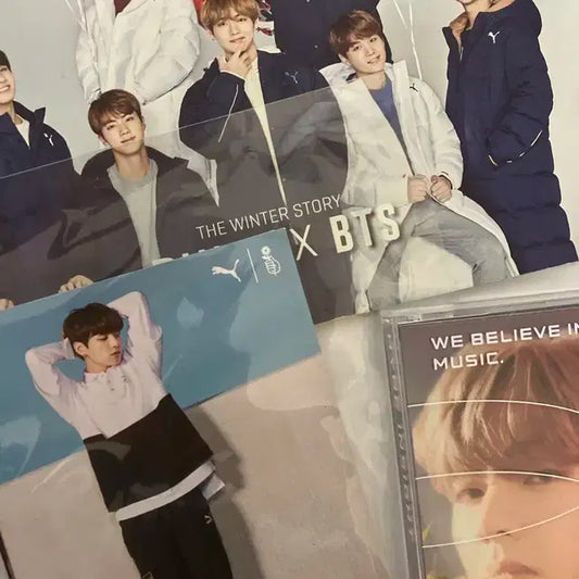 (택미포) 방탄 하이브인사이트+퓨마윈터+엽서