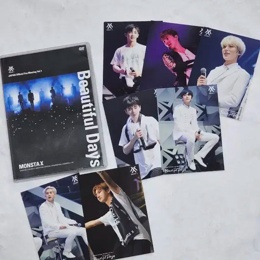 몬스타엑스 일본 팬미팅 뷰티풀데이즈 dvd 셔누민혁기현형원주헌창균