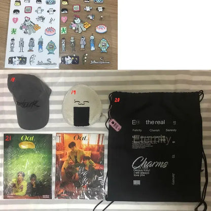 더보이즈 주연 포카 굿즈 응원봉 인형 슬로건 스티커 키링 oat