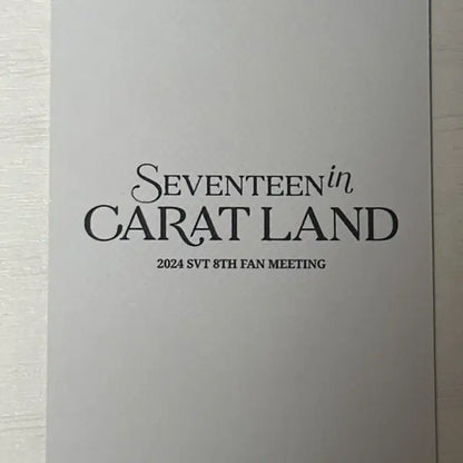 2024 캐럿랜드 캐랜 캐럿존 세븐틴 도겸 포카