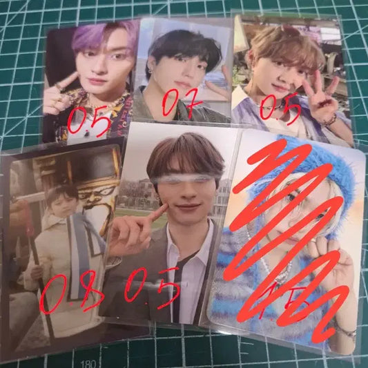 스트레이키즈 스키즈 리노 민호 지성 한 포카