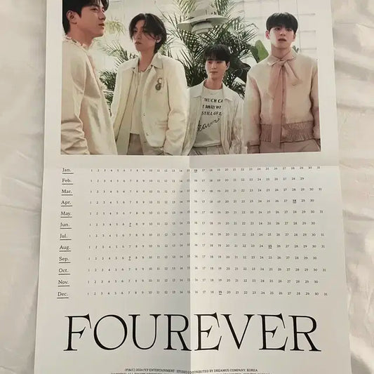 DAY6 데이식스 포에버 초도한정 이어포스터