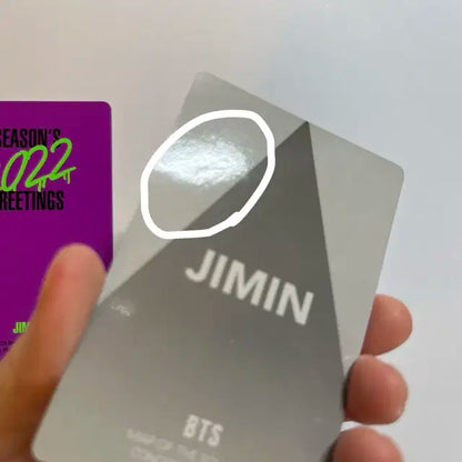 방탄 22시그 맵솔포토북 지민 포카