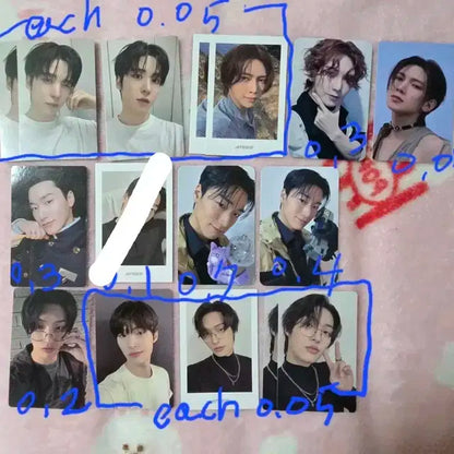 에이티즈 ateez 포카 홍중 성화 윤호 여상 산 최산 민기 우영 종호