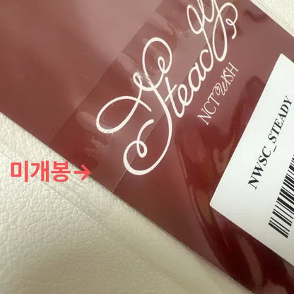 (미개봉)엔시티위시 리쿠 Steady SM Store 스테디 슴스 특전