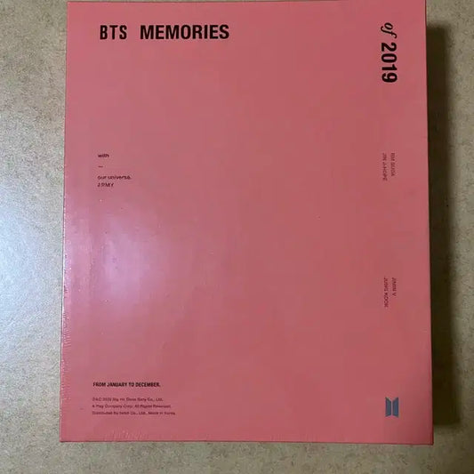 [정품/미개봉] BTS 2019 MEMORIES Blu-ray