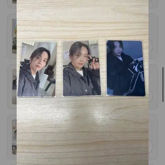 FML 위버스 앨범 정한 3장
