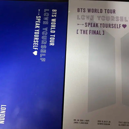 방탄 디비디 판매 럽셀 파이널 서울, 런던
