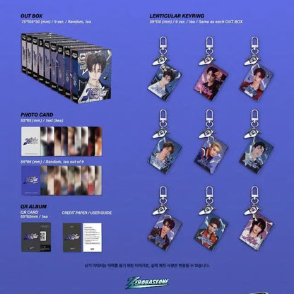 제로베이스원 정규 1집 LENTICULAR KEYRING ver. 분철