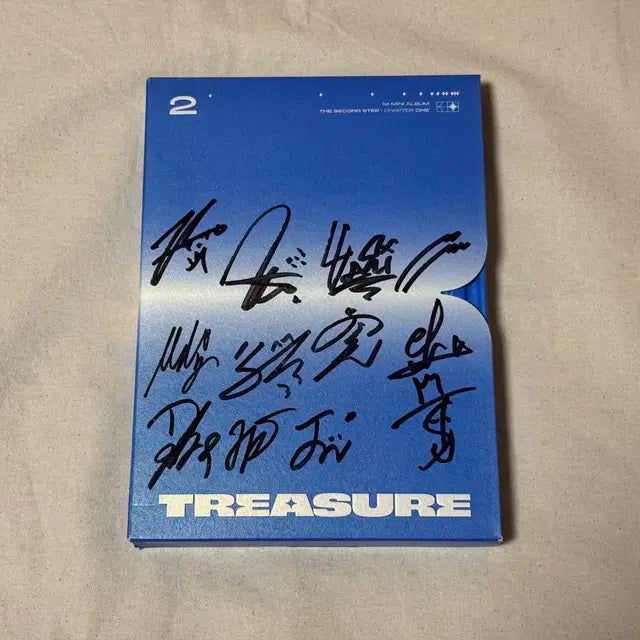 트레저(TREASURE) [직진] 전원 친필 싸인 비매