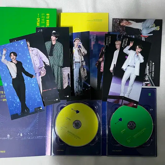 방탄 bts 럽셀 상파울루 북마크 7장 드볼 +dvd세트