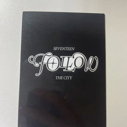 세븐틴 민규 팔로우 더 시티 스탬프 랠리 포카