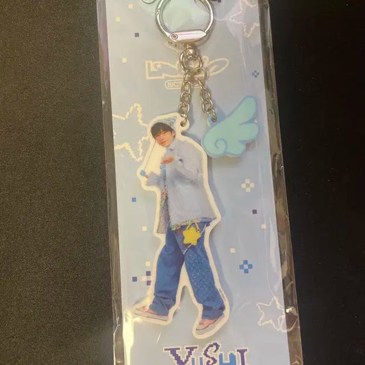 미개봉)엔시티위시 유우시 로그인 일본투어 엠디 날개 키링