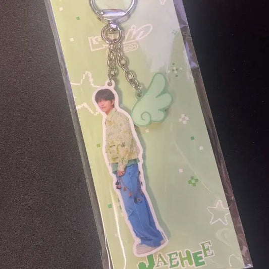 미개봉)엔시티위시 재희 로그인 일본투어 엠디 날개 키링