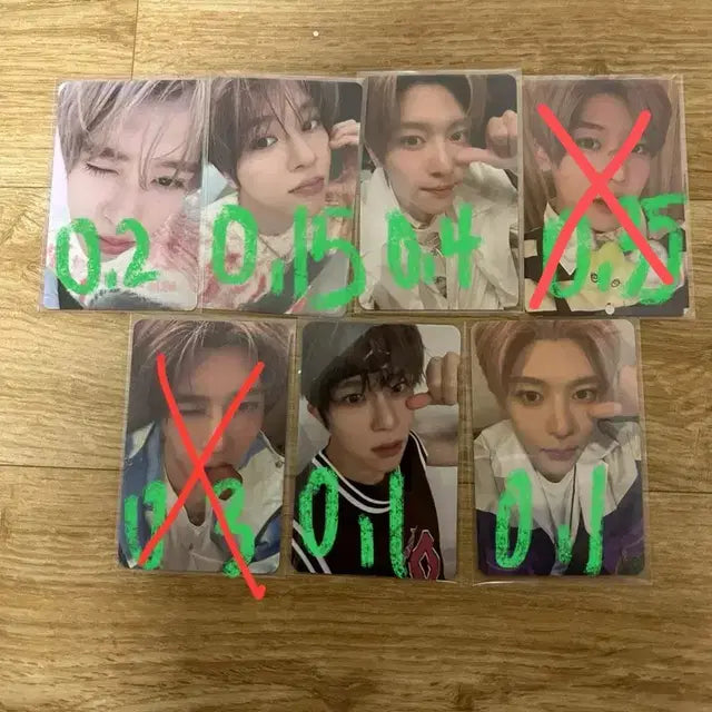 일괄 1.8 / 엔시티 위시 포카 개별 판매
