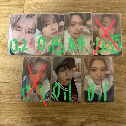 일괄 1.8 / 엔시티 위시 포카 개별 판매
