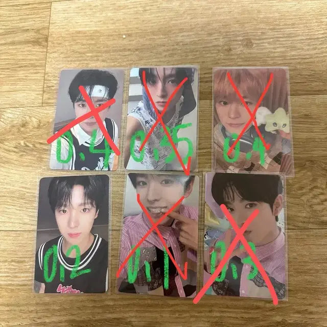 일괄 1.8 / 엔시티 위시 포카 개별 판매