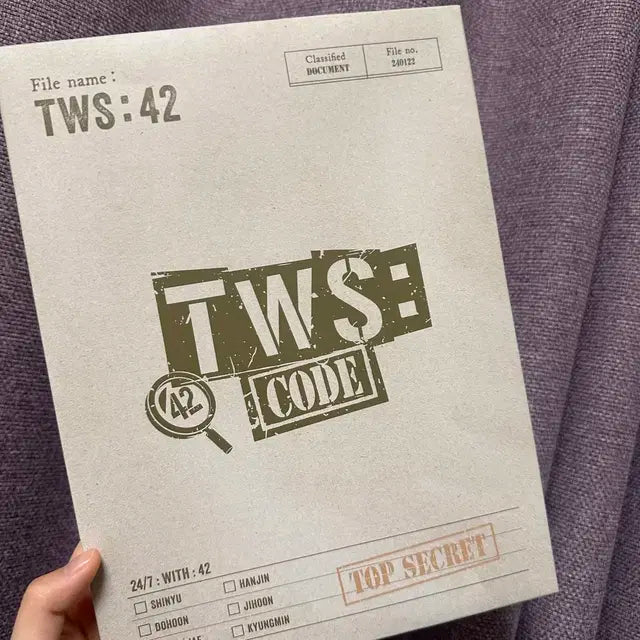 투어스 tws 멤버십 키트 포토북