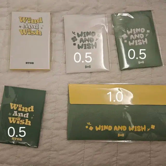 비투비 wind and wish 팝업스토어 굿즈
