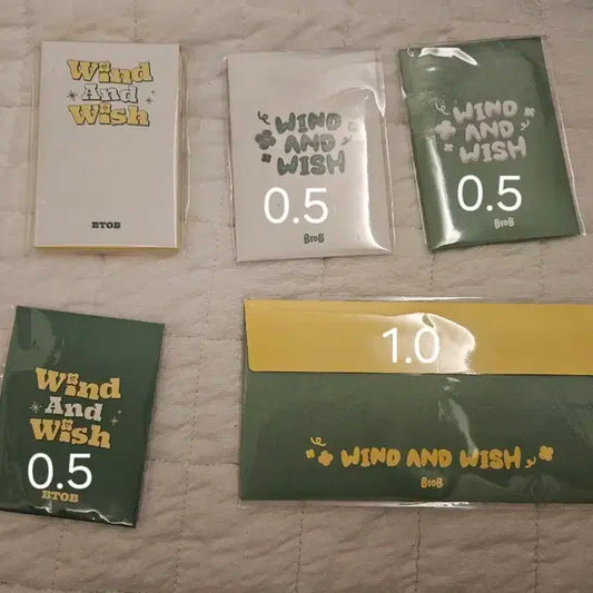 비투비 wind and wish 팝업스토어 굿즈