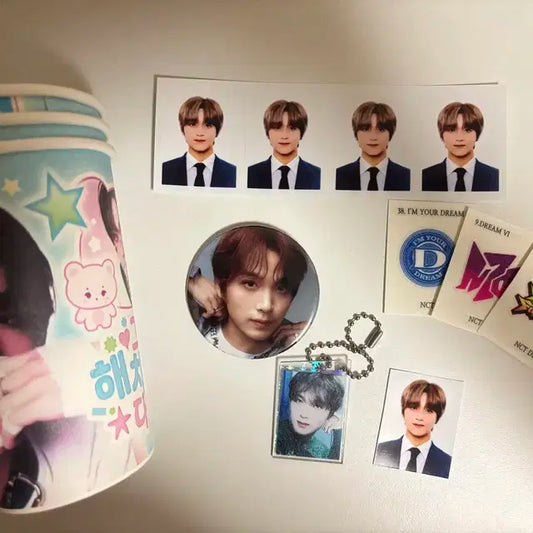 엔시티 드림 엔시티127 해찬 증사 컵홀더 핀뱃지