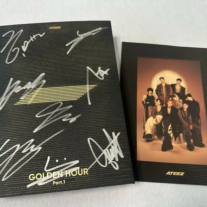 에이티즈 [ GOLDEN HOUR ] 비매 싸인앨범