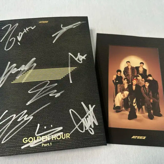 에이티즈 [ GOLDEN HOUR ] 비매 싸인앨범