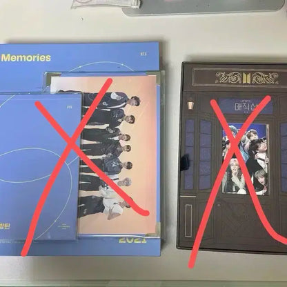(포카o) 방탄소년단 bts 메모리즈 dvd 매직샵 dvd