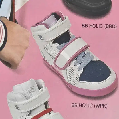 빅뱅 gd 필라 화이트핑크 하이탑 슈즈 230mm 비비홀릭