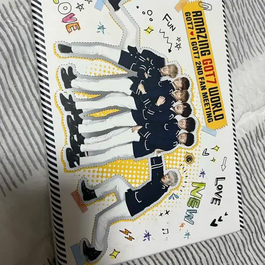 갓세븐 팬미팅 dvd 팬미팅 어메이징 갓세븐월드/날아라갓세븐 디비디