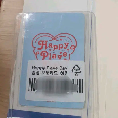 플레이브 2주년팝업 특전 하민 포카