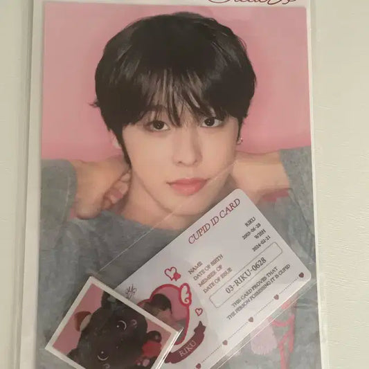 nct wish 엔시티위시 리쿠 스테디팝업 아이디카드