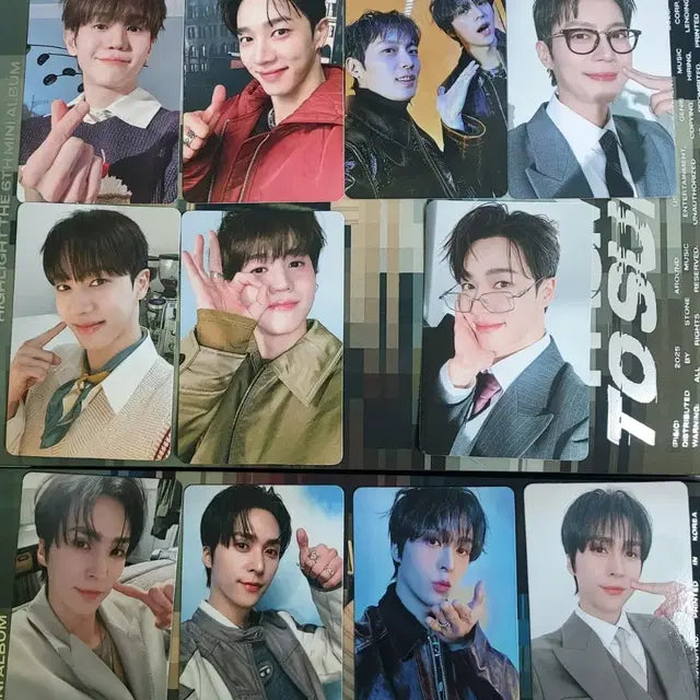 하이라이트 체인스 윤두준 양요섭 이기광 손동운 포토카드 포카