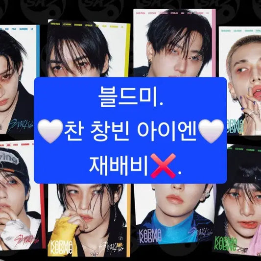 찬 창빈 아이엔)스트레이키즈 karma 카르마 블드미 아코디언 분철