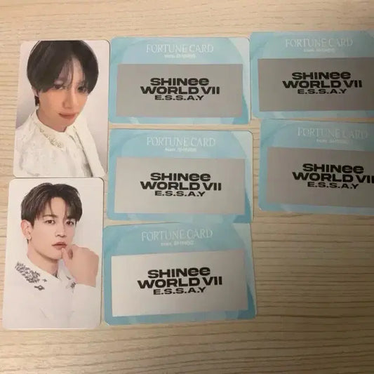 샤이니 오이콘 에세이 엠디 태민 민호 포춘 메세지카드 일괄 양도
