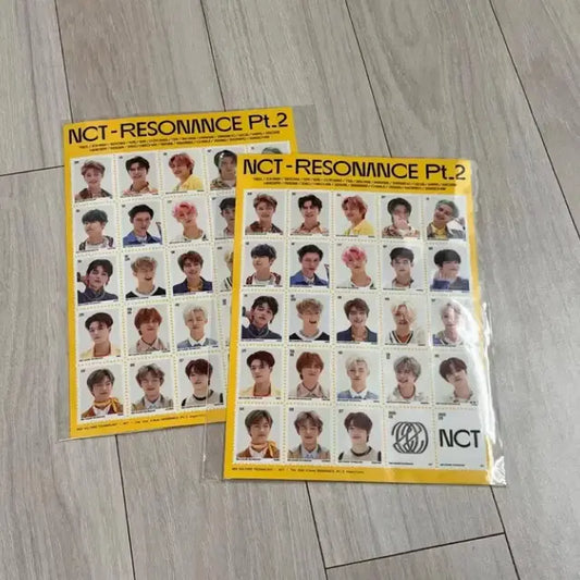엔시티 2020 레조넌스 우표 스티커